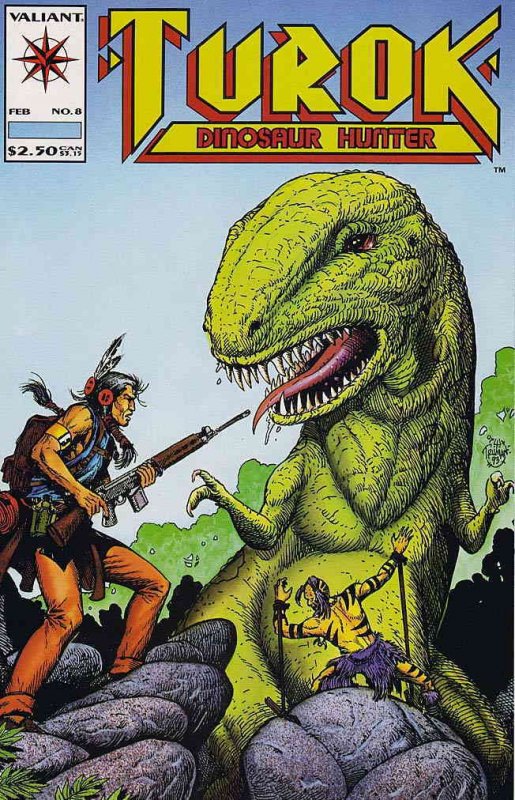 Turok, Dinosaur Hunter #8 FN ; Valiant | Tim Truman