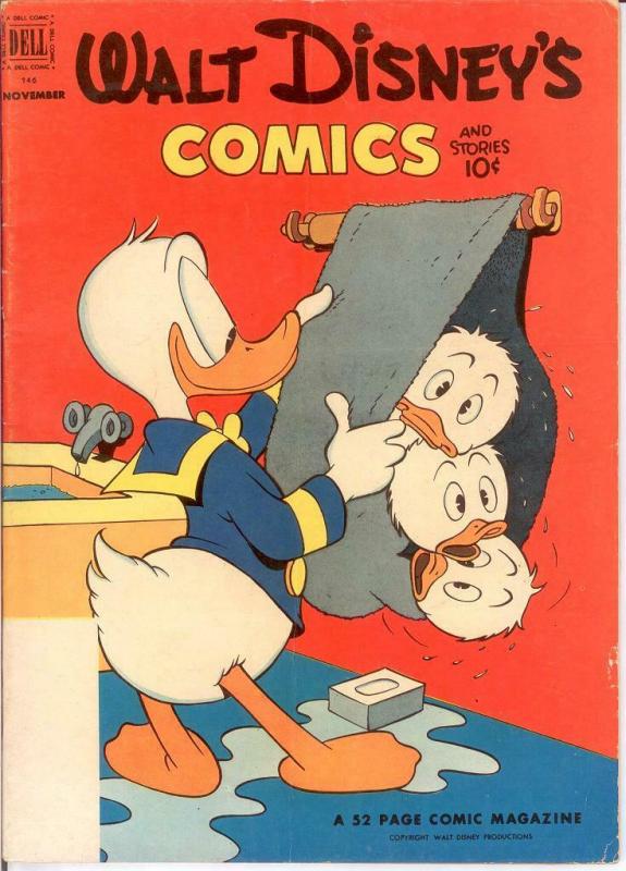 WALT DISNEYS COMICS & STORIES 146 VG  Nov. 1952 COMICS BOOK