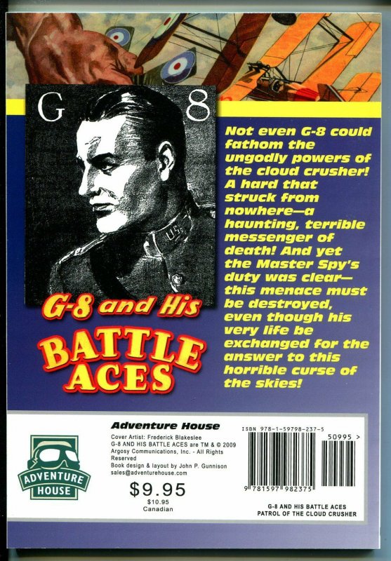 G-8 & His Battle Aces #33 6/1936-Adventure House reprint-2009-Hogan-pulp-VF/NM