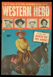 WESTERN HERO #97 1950-TEX RITTER-TOM MIX-GABBY HAYES VG