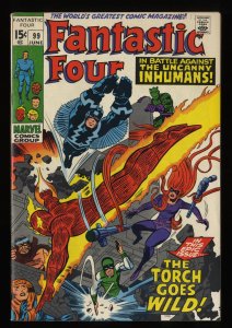 Fantastic Four #99 VG/FN 5.0 Marvel Comics