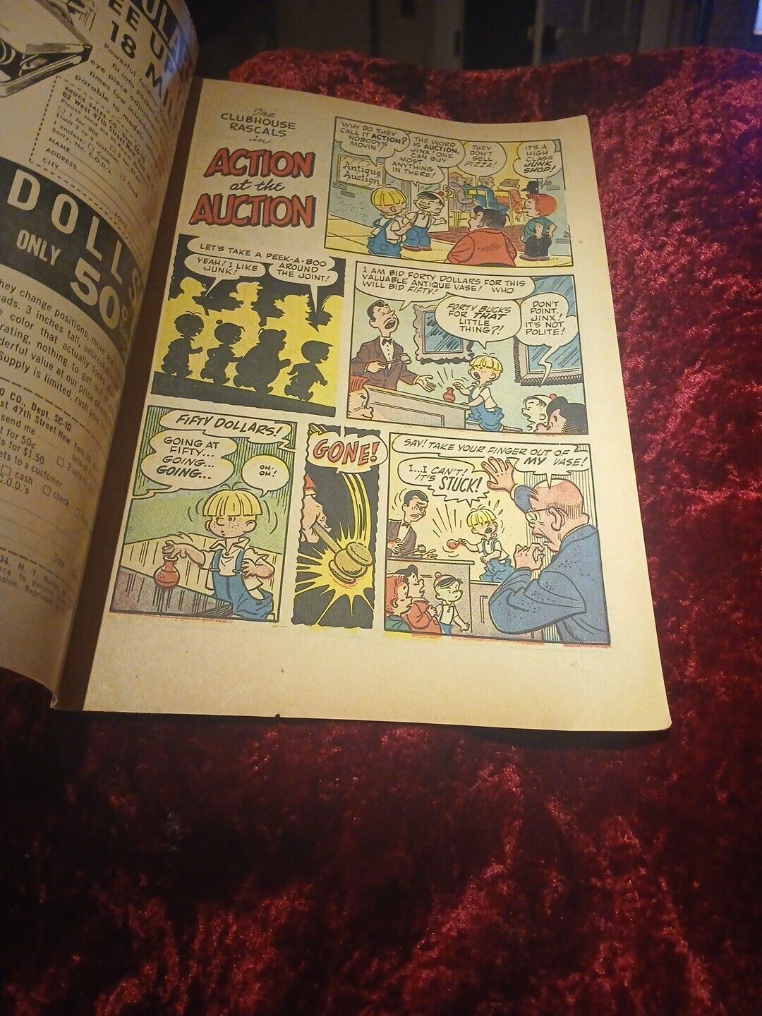 THREE RASCALS #10 I.w. Super Comics 1963 HOTDOG COVER! Silver Age Kids ...