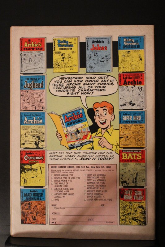 Archie's Madhouse #52 (1967) High-Grade VF/NM Aliens Cover Key Oregon CERT!