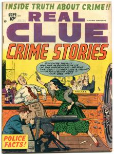 REAL CLUE CRIME STORIES V7 #7, FN, 1952, Golden Age, Pre-code, more in store