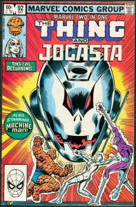 Marvel Two-In-One 92 NM 9.4 Jocasta Marvel 1982