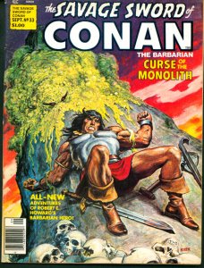 Savage Sword of Conan #33 Marvel Comics 1978 FN/VF