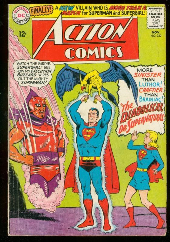 ACTION COMICS #330 1965- SUPERMAN-DC COMICS FN