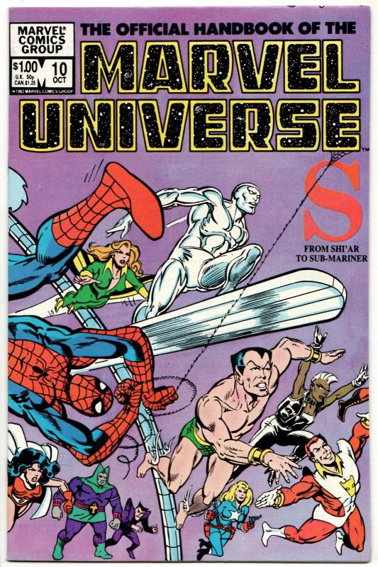 Official Handbook of the Marvel Universe #10 (1983) VF-