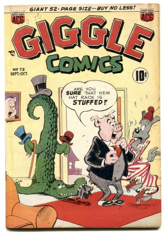 Giggle #73 1950- alligator cover- ACG golden age VG/F