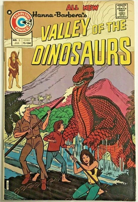 VALLEY OF THE DINOSAURS#3  FN/VF 1975 CHARLTON BRONZE AGE COMICS