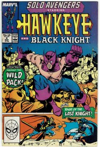 Solo Avengers #4 Tom DeFalco Hawkeye Silver Sable VF