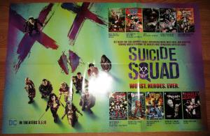 Suicide Squad Folded Movie Promo Poster (36 x 24) by DC Comics