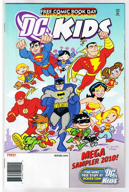 DC KIDS MEGA SAMPLER, FCBD, Promo, Batman, Shazam, 2010, NM