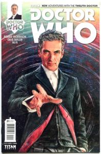 DOCTOR WHO #1 A, NM, 12th, Tardis, 2014, Titan, 1st, more DW in store, Sci-fi 