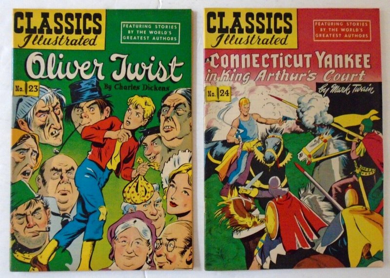 *Classics Illustrated #'s 20, and 22-25 (5 Books!) Guide Pricing listed at $122!