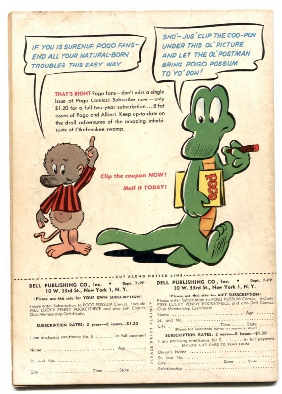 Pogo Possum #13  1953 - Dell  -VG+ - Comic Book