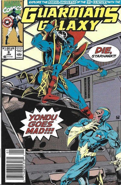 Guardians of the Galaxy #8 (Newsstand) VG ; Marvel | low grade comic Jim Valenti