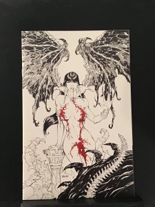 Vampirella #15 RB White Color Splash Virgin