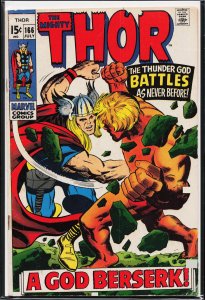 Thor #166 (1969) Thor