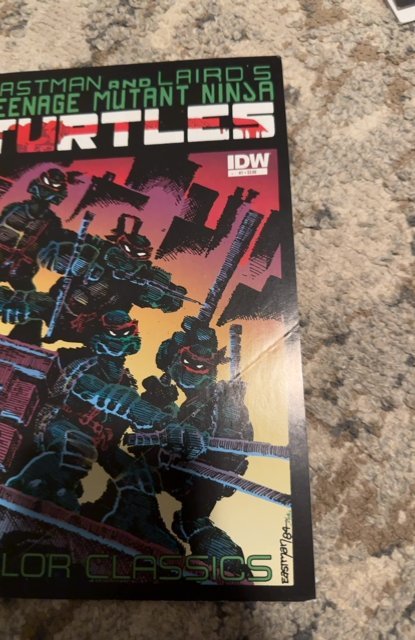 Teenage Mutant Ninja Turtles #1 Color Classics Cover 2012 see description