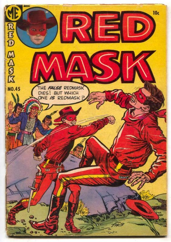 Red Mask #45 1954-Ghost Rider- Western G+