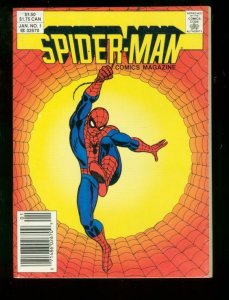 SPIDER-MAN COMICS MAGAZINE #1 1987 DIGEST VF