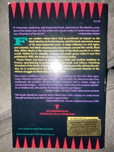 Black skin white masks, FRANTZ, 232p,1967