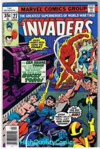 INVADERS 27 VG Captain America Sub-Mariner Torch 1975 more in store