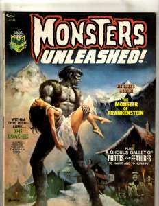 Lot Of 5 Monsters Unleashed Marvel Comic Book Magazines # 1 2 3 4 6 VF Range RS3