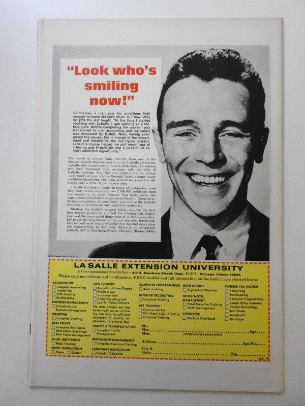 Fantastic Four #128 (1972) Divided We Fall! W/Poster! Sharp VF Condition!