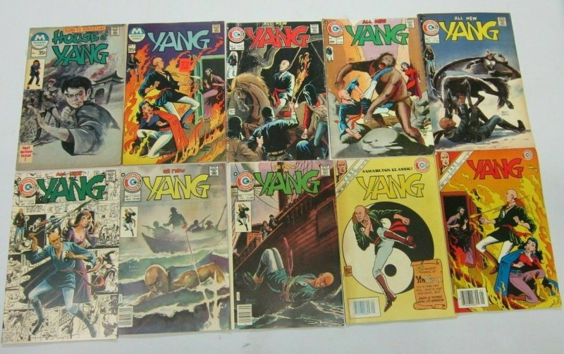 Yang Kung-Fu comics lot 10 different books various conditions (Bronze years) 