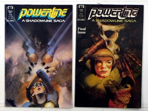 Powerline Lot of 2 #2, 8 (1988) Epic Comics A Shadowline Saga Vic 1st Print
