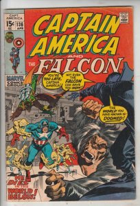 Captain America #136 (Apr-71) FN/VF Mid-High-Grade Captain America