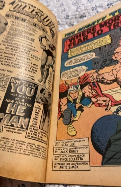 Journey into Mystery #122 (1965)where danger fear totread