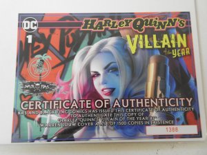 Harley Quinn's Villain of the Year KRS Comics Warren Louw Cover (2020) W...