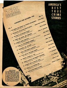 Real Detective 10/1946-Hillman-gun moll-pulp crime-G