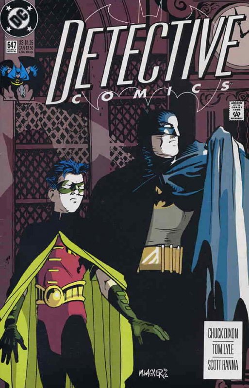 Detective Comics #647 VF/NM; DC | save on shipping - details inside
