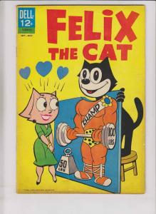 Felix the Cat #1 VG+ november 1962 - silver age dell comics 12-269-211