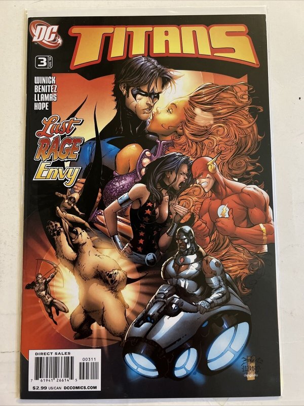 TITANS #1-14 Dc Comics 2008 Save Combine Ship Cyborg Raven Trigon Returns