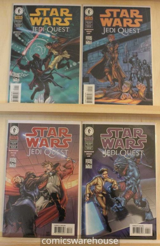 Star Wars Jedi Quest (Dark Horse) 4 Issue Set NM