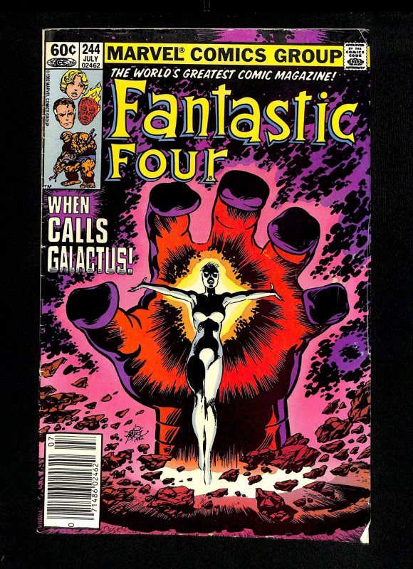 Fantastic Four #244 Newsstand Variant 1st Nova!