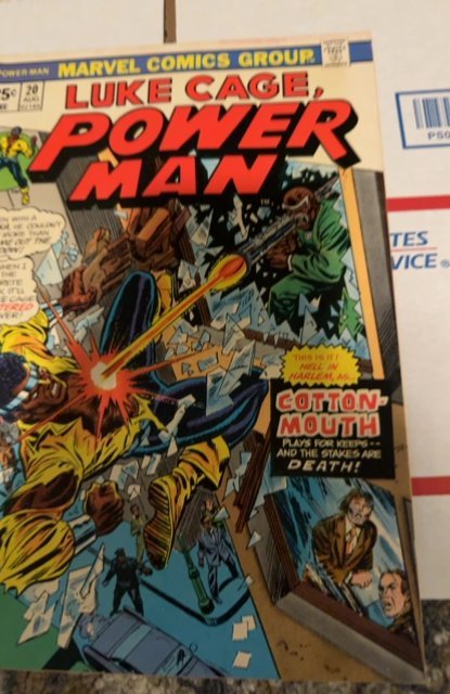 Power Man #20 (1974)2nd cotton mouth app