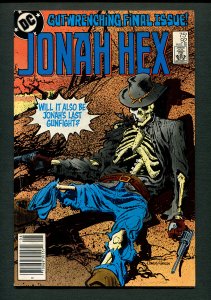 Jonah Hex #92 ( 3.0 GD/VG ) Denys Cowen Cover / Newsstand August 1985