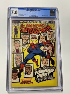 Amazing Spider-man 121 cgc 7.0 ow/w pages marvel 1973