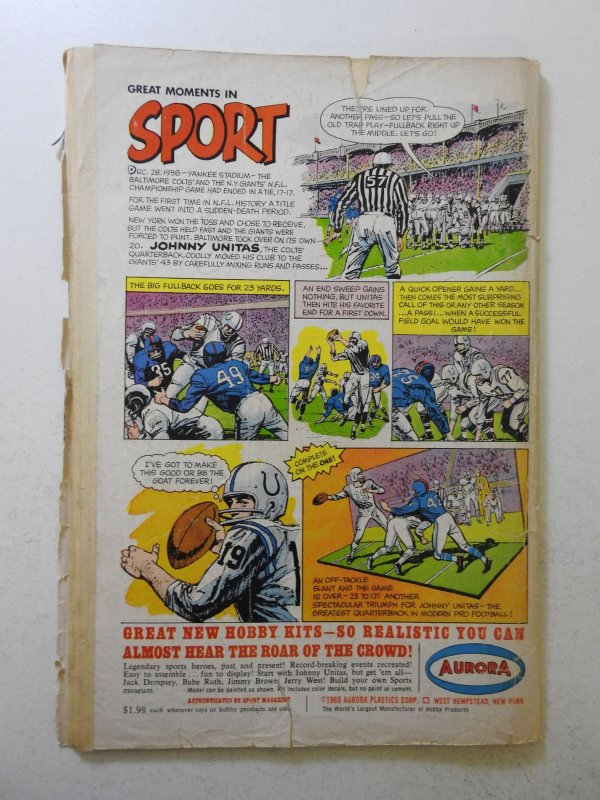 Mystery in Space #104 (1965) GD Condition 2 1 in tears bc