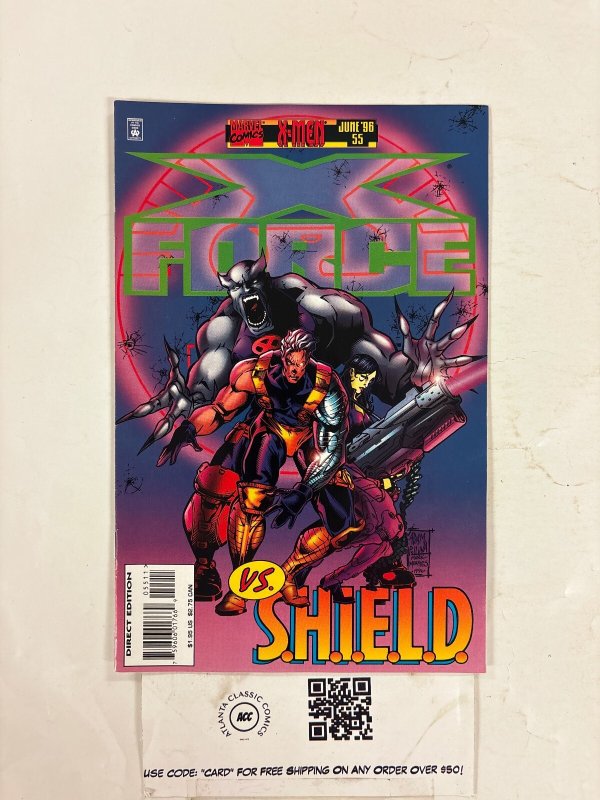 X-Force #55 NM Marvel Comic Books Cannonball Cable Shatterstar Domino 17 HH114