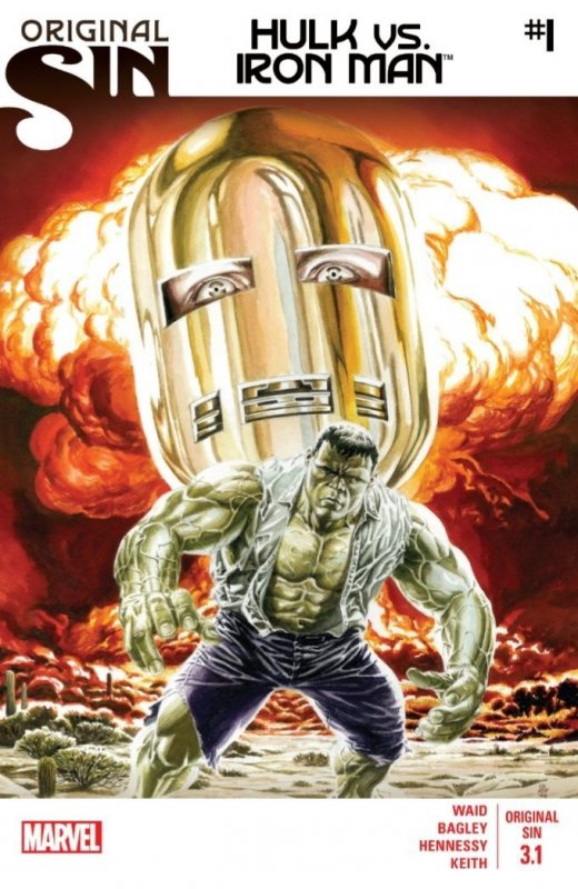 ORIGINAL SIN #3.1 (2014) HULK VS. IRON MAN #01 | J.G. JONES | DIRECT EDITION