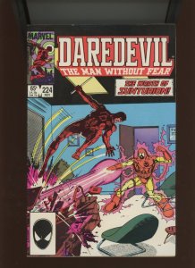 (1985) Daredevil #224: COPPER AGE! (7.0/7.5)