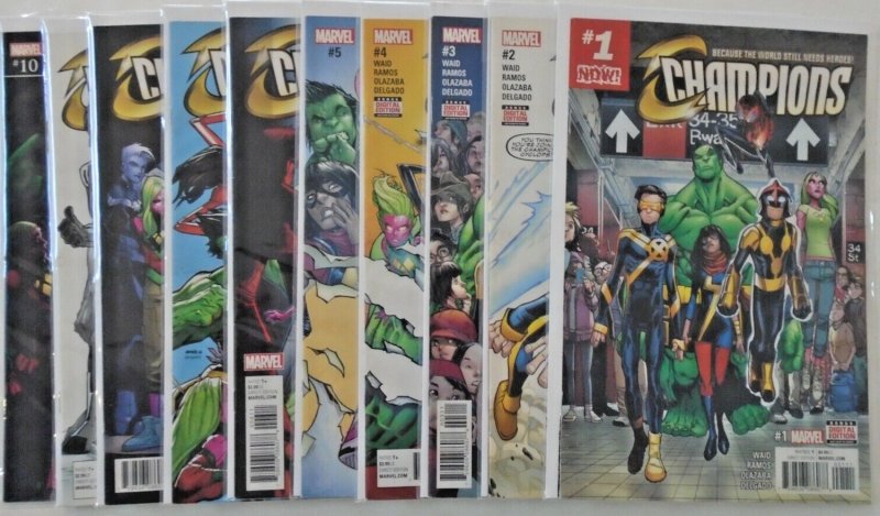 *Champions V2 (2016 Marvel) 1-18, 22FN, Infinity 1. 20 High Grade Books!