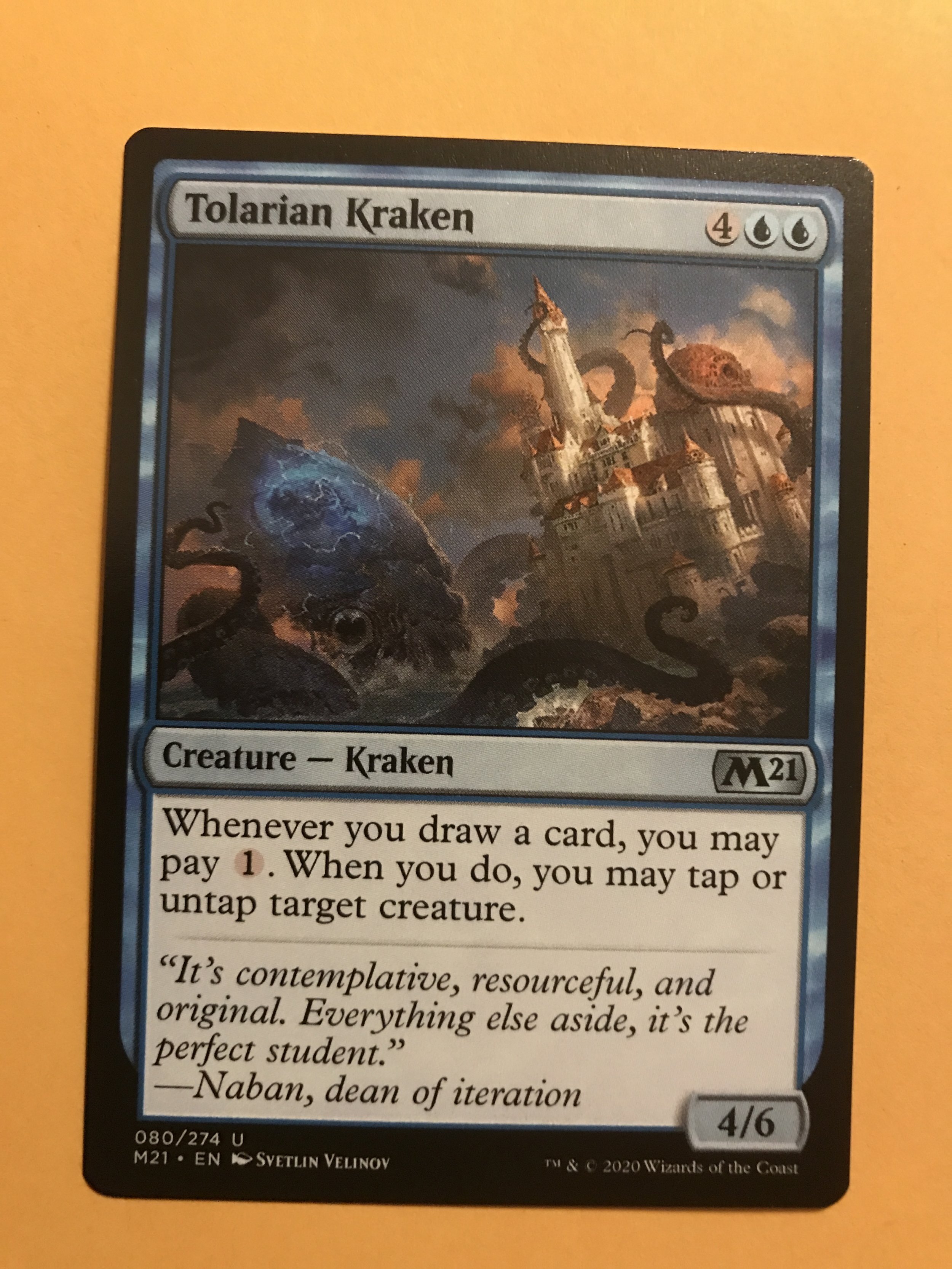 TOLARIAN KRAKEN card : Magic the Gathering MTG card; CORE 2021, NM/M |  Comic Collectibles - Trading Cards - Magic the Gathering / HipComic